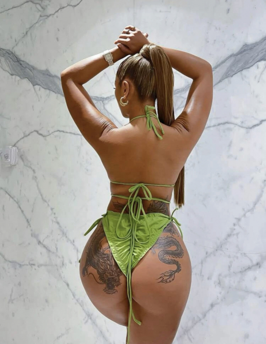 Costum de baie din 2 piese, uni [2]