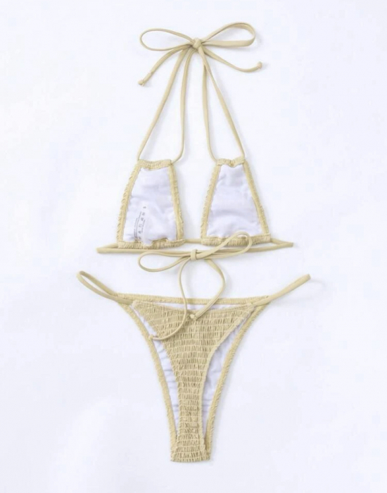 Costum de baie din 2 piese, uni [2]