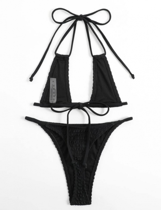 Costum de baie din 2 piese, uni [2]