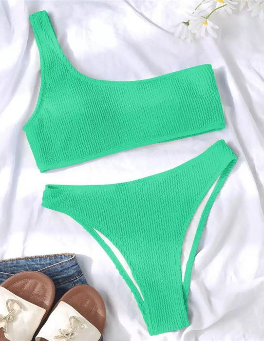 Costum de baie din 2 piese, verde [8]