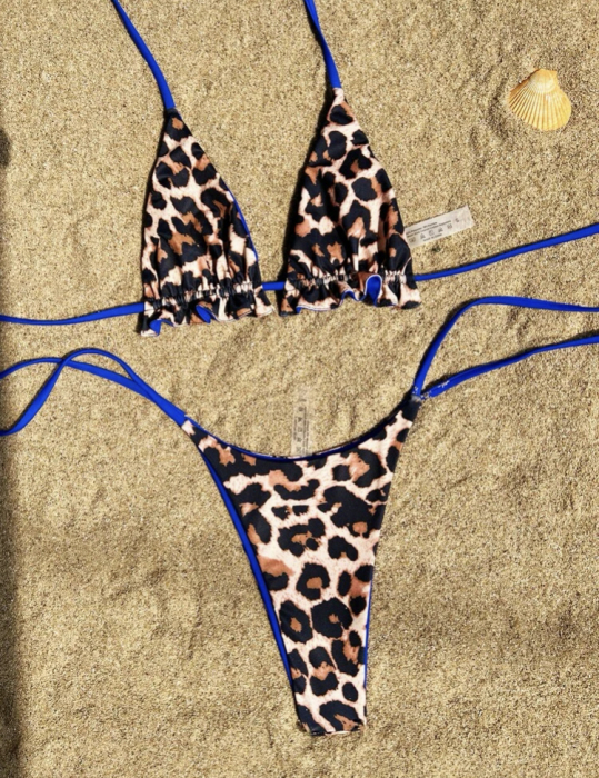 Costum de baie din 3 piese, cu imprimeu [5]