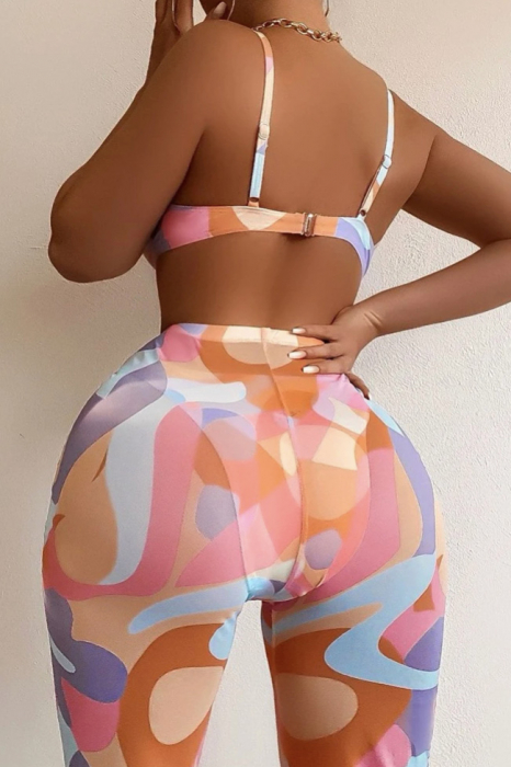 Costum de baie din 3 piese, cu pantaloni [2]