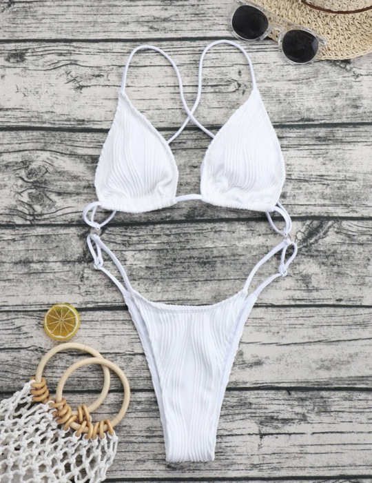 Costum de baie intreg, alb [4]