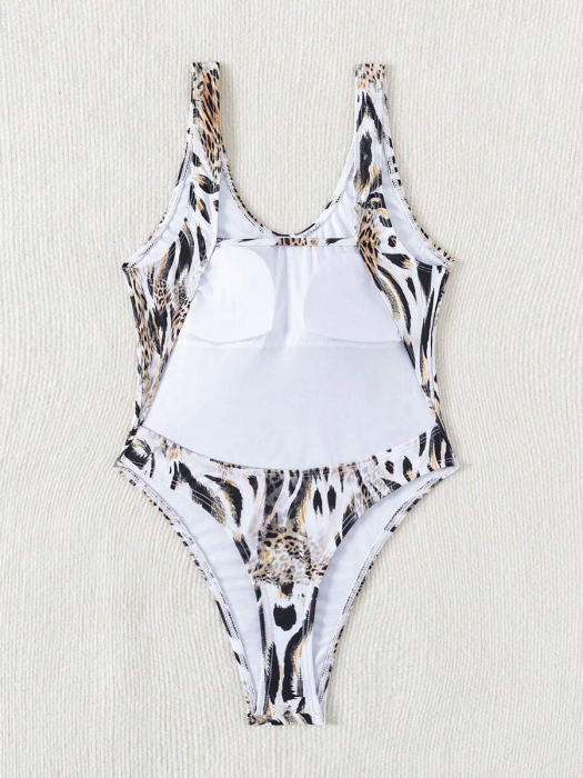Costum de baie intreg, animal print [5]