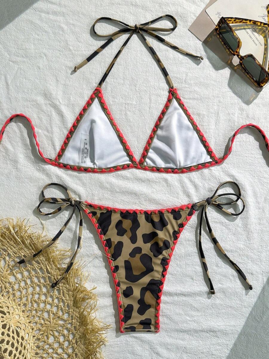 Costum de baie 2 piese, animal print [4]