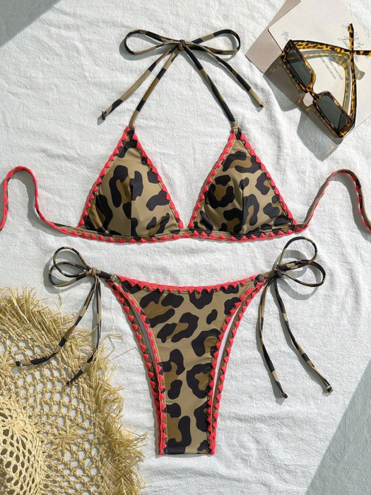 Costum de baie 2 piese, animal print [2]