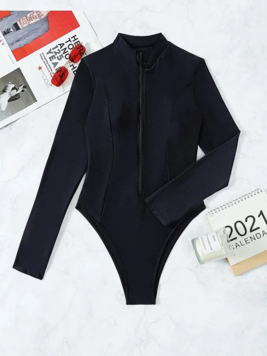 Costum de baie intreg cu maneca lunga [3]