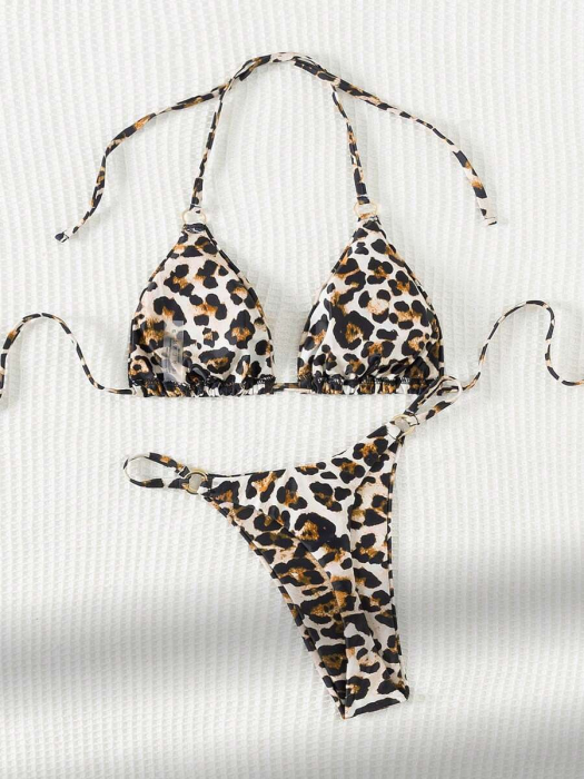 Costum de baie 2 piese, animal print [5]