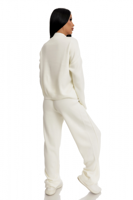 Costum din 2 piese bluza si pantaloni, bej [4]