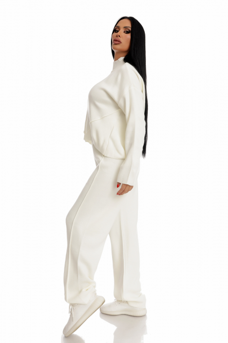 Costum din 2 piese bluza si pantaloni, bej [3]