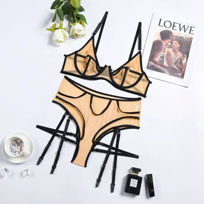 Lenjerie intima din 2 piese, nude [7]