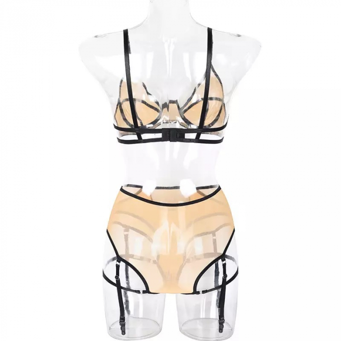 Lenjerie intima din 2 piese, nude [9]