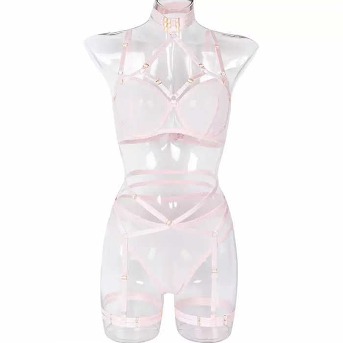 Lenjerie intima 3 piese, cu decupaje [7]
