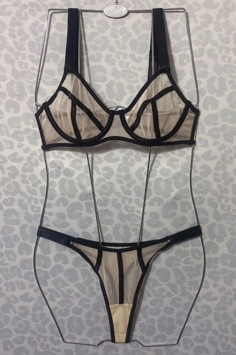 Lenjerie intima 3 piese, nude [3]