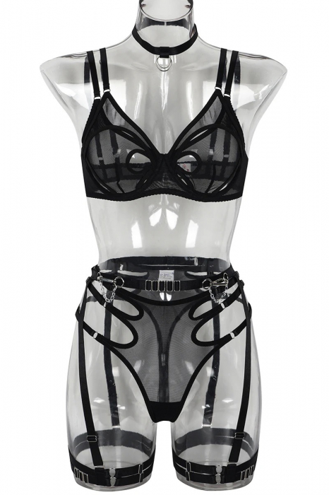 Lenjerie intima 5 piese, cu decupaje [10]