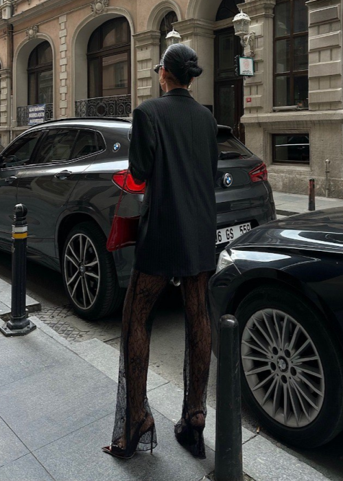 Pantaloni eleganti din dantela [5]