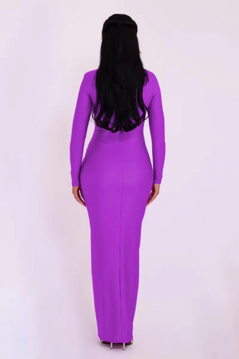 Rochie lunga eleganta cu maneca lunga [2]