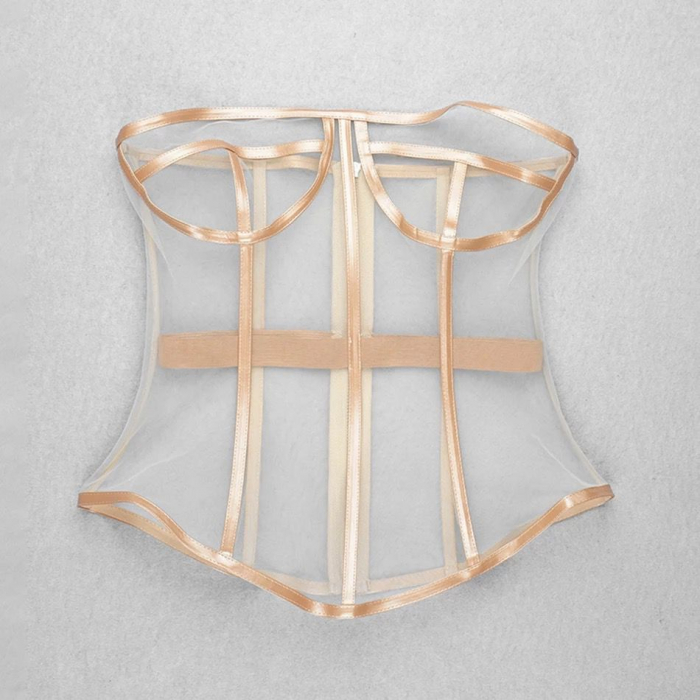 Rochie scurta evazata cu corset detasabil [3]