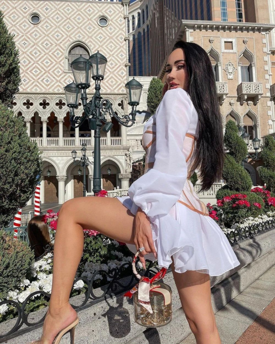 Rochie scurta evazata cu corset detasabil [2]