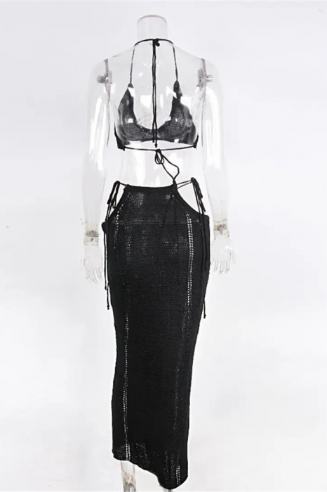 Set de plaja cu aspect crosetat [5]