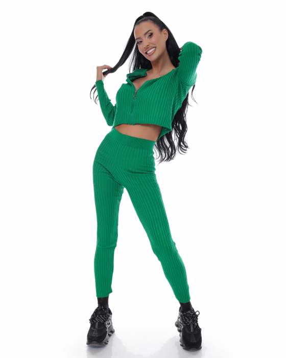 Set din tricot verde [4]