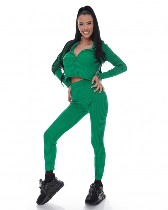 Set din tricot verde [2]