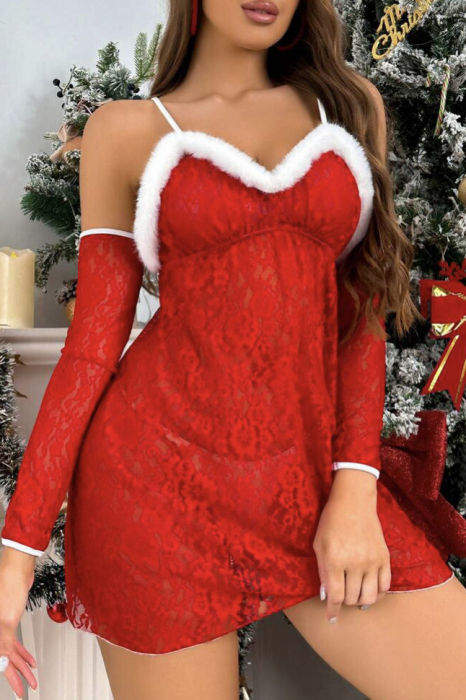 Set lenjerie 2piese, cu tematica de Craciun [4]