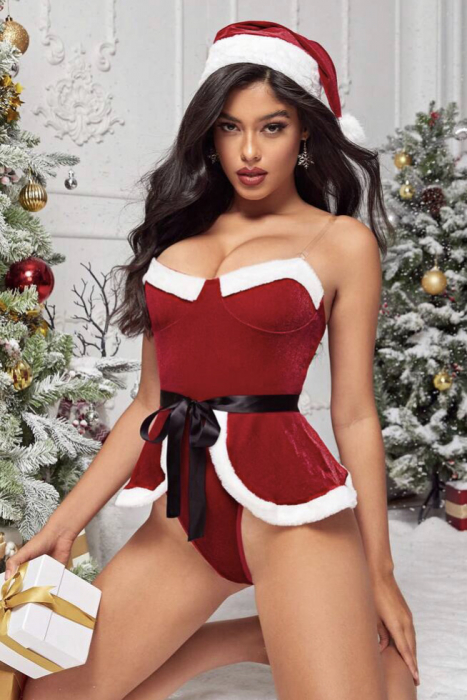 Set lenjerie 3 piese, cu tematica de Craciun [6]