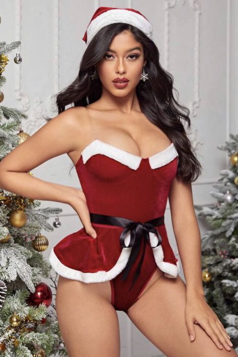 Set lenjerie 3 piese, cu tematica de Craciun [5]