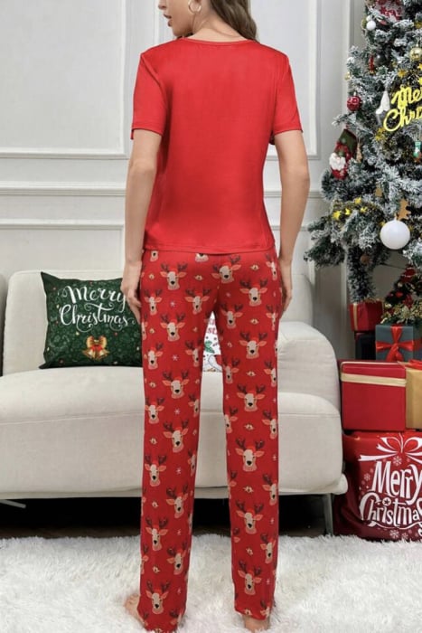Set pijama cu imprimeu de Craciun [2]