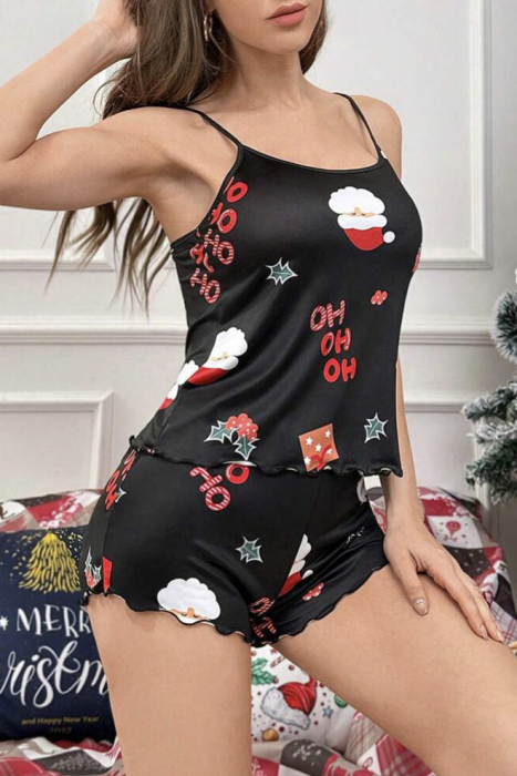 Set pijama cu imprimeu de Craciun [4]