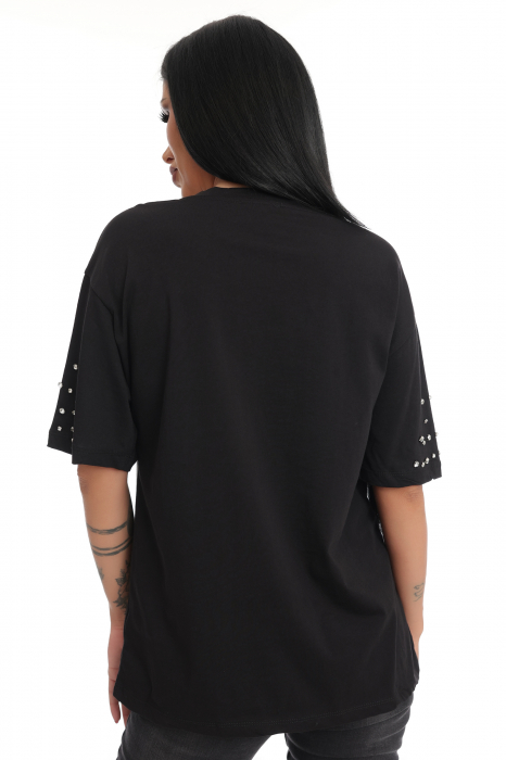 Tricou cu zirconii cubice decorative [3]