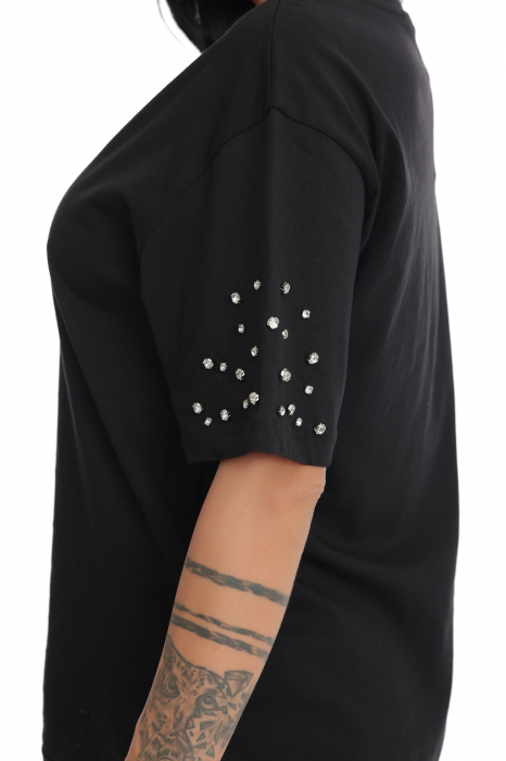 Tricou cu zirconii cubice decorative [2]