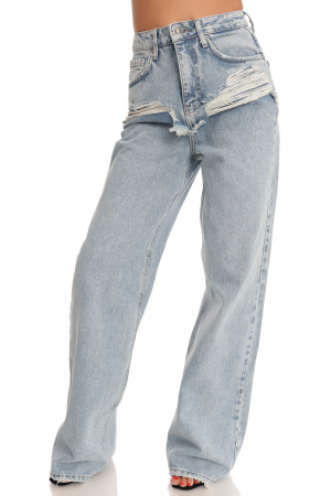 Blugi cu talie inalta evazati [2]
