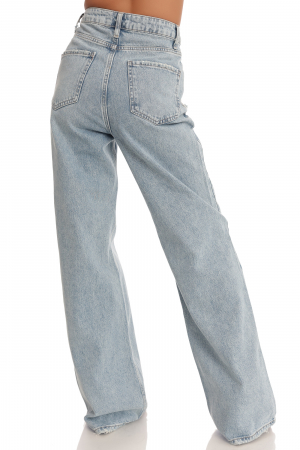 Blugi cu talie inalta evazati [4]