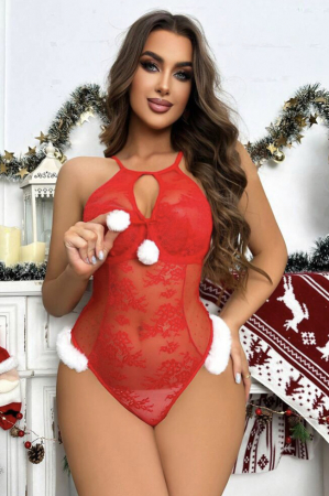 Body rosu, cu tematica de Craciun [4]