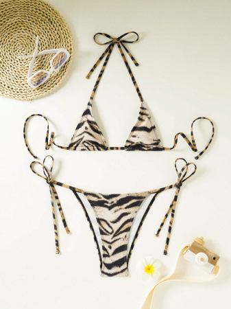 Costum de baie animal print, cu 2 piese [2]