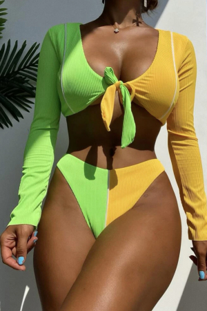 Costum doua piese - Costum de baie cu 2 piese, cu top