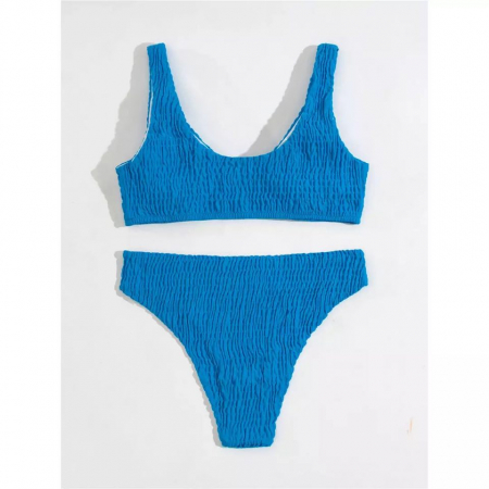 Costum de baie din 2 piese, albastru [1]