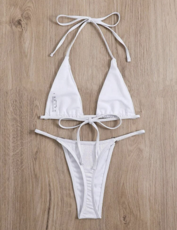 Costum de baie argintiu din 2 piese [3]