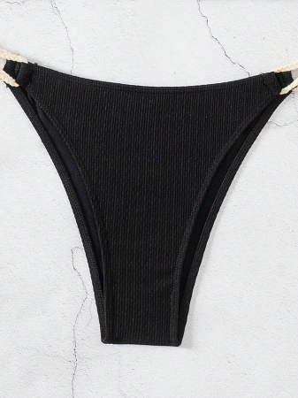 Costum de baie din 2 piese, cu bretele impletite [5]