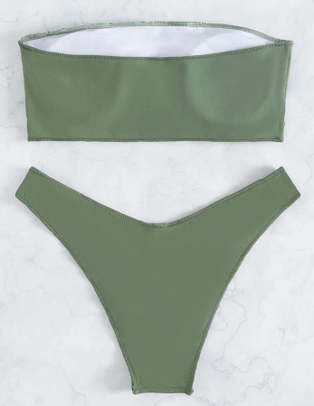 Costum de baie din 2 piese, cu imprimeu [1]