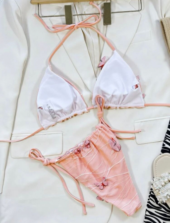 Costum de baie din 2 piese, cu imprimeu [1]