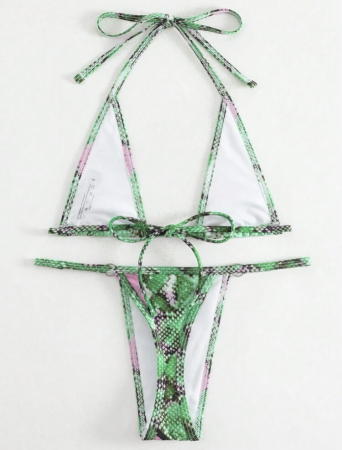 Costum de baie din 2 piese, cu imprimeu [2]