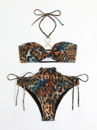 Costum de baie din 2 piese, cu imprimeu [2]