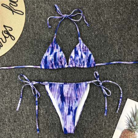 Costum de baie din 2 piese, cu imprimeu [2]