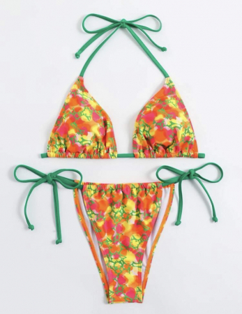 Costum de baie din 2 piese, cu imprimeu [2]