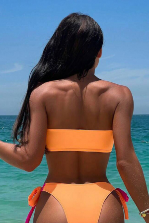 Costum de baie din 2 piese, cu imprimeu [1]