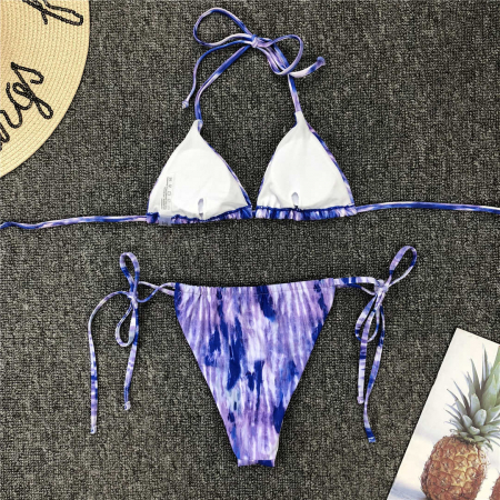 Costum de baie din 2 piese, cu imprimeu [1]