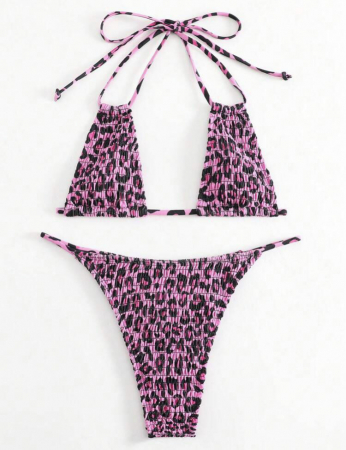 Costum de baie din 2 piese, cu imprimeu [3]